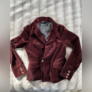 🥀 Velvet Blazer Anthropologie